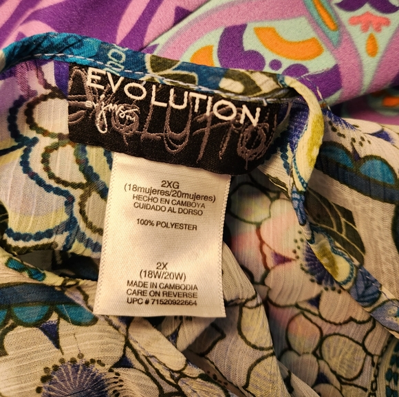 BUNDLE of two 2X's blouses / tang tops - Picture 6 of 16